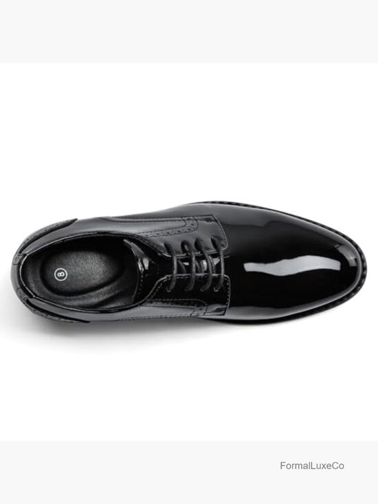Classic Lace Up Oxford Shoes Men\'s Dress Shoes Formal Business Wide Width main image 5